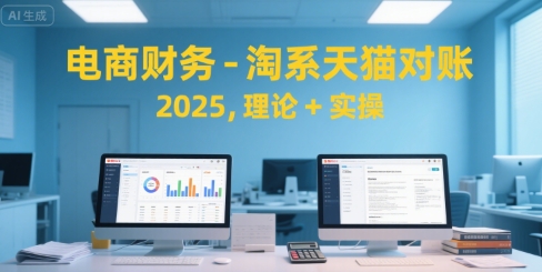 电商财务-淘系天猫对账2025，理论+实操-清风网创资源站