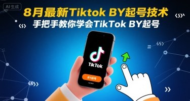 8月最新Tiktok搬运起号技术，手把手教你学会TikTok搬运起号-清风网创资源站