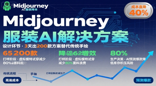 AI在服装领域的运用，使用midjourney做服装辅助企业降低成本-清风网创资源站