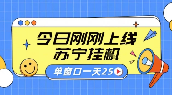 苏宁全自动采集挂G项目 稳定可批量 单窗口收益30+ 附教程【揭秘】-清风网创资源站