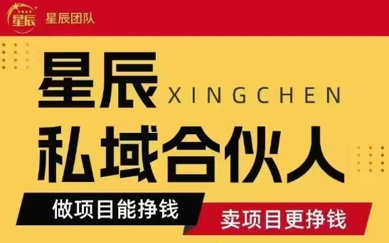 全网首发星辰私域项目合集，最新实操玩法，短期快速实现变现-清风网创资源站