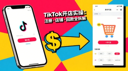 TikTok从开店到投流的进阶课，从基础实操到高阶技巧一网打尽-清风网创资源站