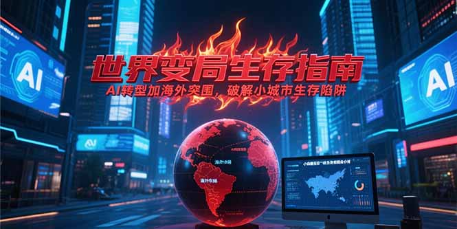 付费文章《世界变局生存指南，AI转型加海外突围，破解小城市生存陷阱》-清风网创资源站