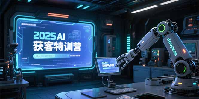 2025AI获客特训营，AI图文视频全制作，deepseek工具实操教学-清风网创资源站